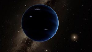 Representación artística del Planeta X, hipotético noveo planeta del Sistema Solar- NASA