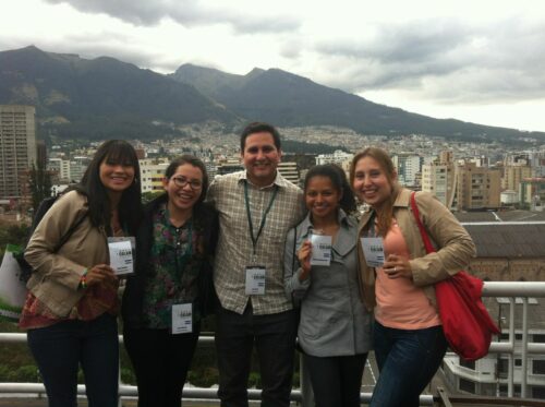 Participantes del Congreso Latinoamericano de Murciélagos en Quito, Ecuador.